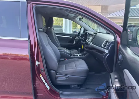 2017 Toyota Highlander Le/Le Plus from USA, damaged, VIN 5TDBZRFH9HS475719